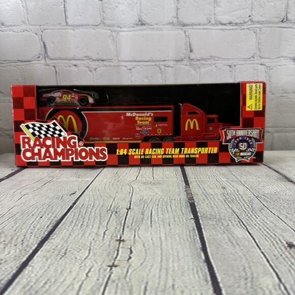 Racing Champions Bill Elliott McDonald's 1:64 Scale Racing Team Transporter 1998 - Picture 1 of 5